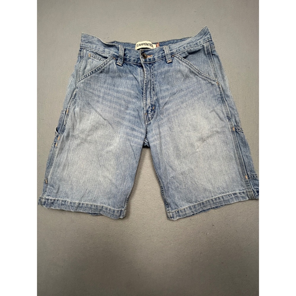 Levis Carpenter Shorts 100% Cotton Light Wash Blue W32 Mens